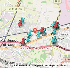 Mappa Via Parco Piemonte, 80038 Pomigliano d'Arco NA, Italia (0.9435)