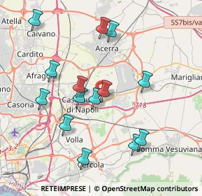 Mappa Via Parco Piemonte, 80038 Pomigliano d'Arco NA, Italia (4.125)