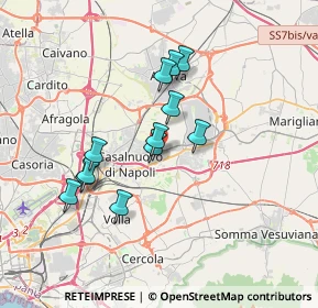 Mappa Via Parco Piemonte, 80038 Pomigliano d'Arco NA, Italia (3.205)