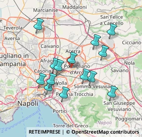 Mappa Via Parco Piemonte, 80038 Pomigliano d'Arco NA, Italia (7.22357)