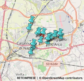 Mappa Via Parco Piemonte, 80038 Pomigliano d'Arco NA, Italia (1.10176)