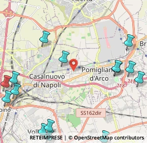 Mappa Via Parco Piemonte, 80038 Pomigliano d'Arco NA, Italia (3.39067)