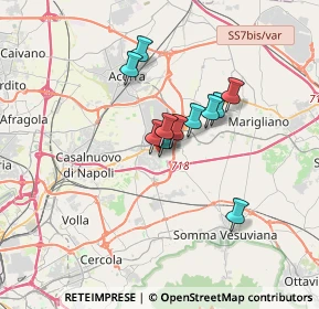Mappa Via Nizza, 80038 Pomigliano d'Arco NA, Italia (2.48545)