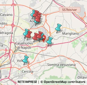 Mappa Via Nizza, 80038 Pomigliano d'Arco NA, Italia (3.18462)