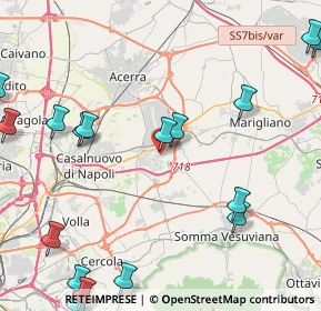 Mappa Via Nizza, 80038 Pomigliano d'Arco NA, Italia (6.44118)