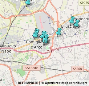 Mappa Via Nizza, 80038 Pomigliano d'Arco NA, Italia (1.30182)