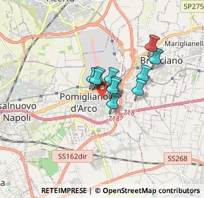 Mappa Via Nizza, 80038 Pomigliano d'Arco NA, Italia (1.03182)