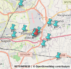 Mappa Via Nizza, 80038 Pomigliano d'Arco NA, Italia (1.80308)