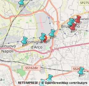 Mappa Via Nizza, 80038 Pomigliano d'Arco NA, Italia (2.86273)