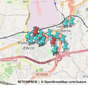 Mappa Via Nizza, 80038 Pomigliano d'Arco NA, Italia (0.6155)