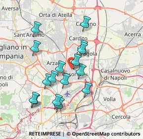 Mappa Via Silvio Pellico, 80026 Casoria NA, Italia (3.675)