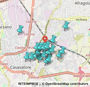 Mappa Via Silvio Pellico, 80026 Casoria NA, Italia (0.813)