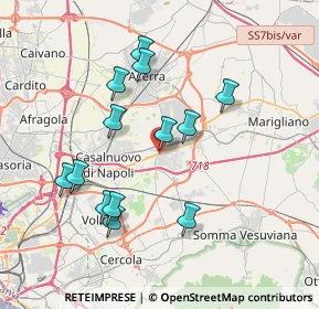 Mappa Via B. Pacciano, 80038 Pomigliano d'Arco NA, Italia (3.84615)