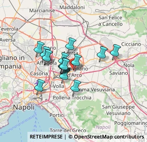Mappa Via B. Pacciano, 80038 Pomigliano d'Arco NA, Italia (5.225)