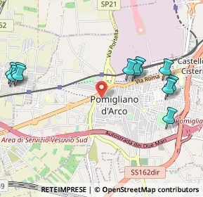 Mappa Via B. Pacciano, 80038 Pomigliano d'Arco NA, Italia (1.36091)