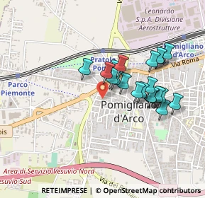 Mappa Via B. Pacciano, 80038 Pomigliano d'Arco NA, Italia (0.418)