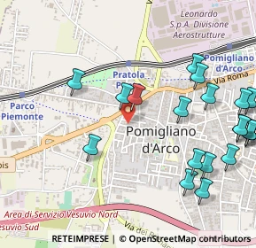 Mappa Via B. Pacciano, 80038 Pomigliano d'Arco NA, Italia (0.6985)