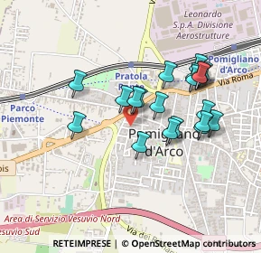 Mappa Via B. Pacciano, 80038 Pomigliano d'Arco NA, Italia (0.4345)
