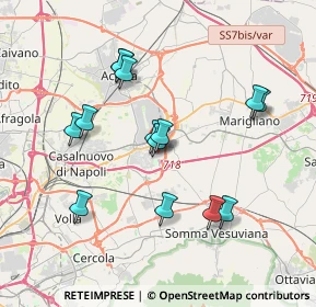 Mappa Via Francesco Caiazzo, 80038 Pomigliano d'Arco NA, Italia (3.74643)