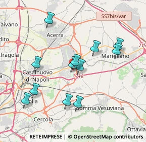 Mappa Via Francesco Caiazzo, 80038 Pomigliano d'Arco NA, Italia (3.84667)