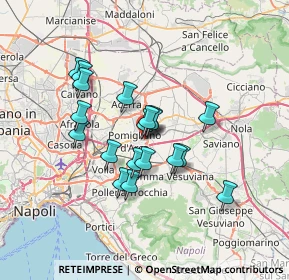 Mappa Via Francesco Caiazzo, 80038 Pomigliano d'Arco NA, Italia (5.78684)
