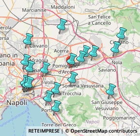Mappa Via Francesco Caiazzo, 80038 Pomigliano d'Arco NA, Italia (8.9915)