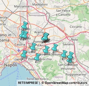 Mappa Via Francesco Caiazzo, 80038 Pomigliano d'Arco NA, Italia (6.79071)