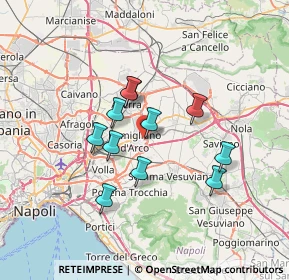 Mappa Via Francesco Caiazzo, 80038 Pomigliano d'Arco NA, Italia (5.92)