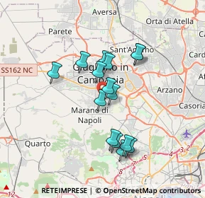 Mappa Via Filippo Corridoni, 80018 Mugnano di Napoli NA, Italia (3.11467)