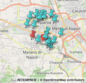 Mappa Via Filippo Corridoni, 80018 Mugnano di Napoli NA, Italia (1.5295)