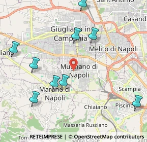 Mappa Via Filippo Corridoni, 80018 Mugnano di Napoli NA, Italia (2.90182)
