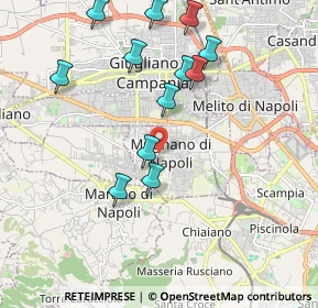 Mappa Via Filippo Corridoni, 80018 Mugnano di Napoli NA, Italia (2.17833)