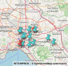 Mappa Via giovanni falcone, 80038 Pomigliano d'Arco NA, Italia (6.87923)
