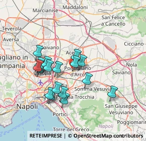 Mappa Via giovanni falcone, 80038 Pomigliano d'Arco NA, Italia (6.72118)