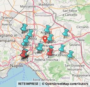 Mappa Via giovanni falcone, 80038 Pomigliano d'Arco NA, Italia (7.37737)