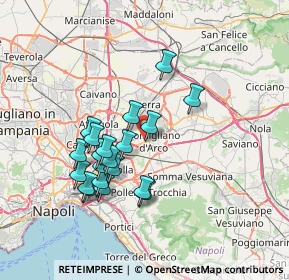 Mappa Via giovanni falcone, 80038 Pomigliano d'Arco NA, Italia (6.8915)