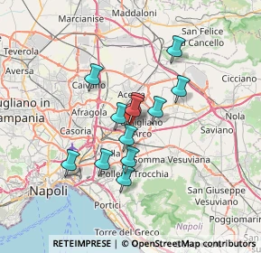 Mappa Via giovanni falcone, 80038 Pomigliano d'Arco NA, Italia (5.44167)