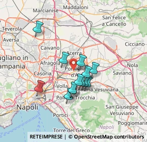 Mappa Via giovanni falcone, 80038 Pomigliano d'Arco NA, Italia (5.61154)