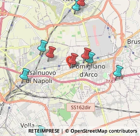 Mappa Via giovanni falcone, 80038 Pomigliano d'Arco NA, Italia (2.69692)