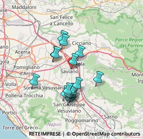 Mappa Via Antonio Ciccone, 80039 Saviano NA, Italia (6.21882)