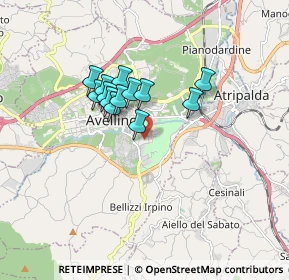 Mappa Bper Banca Avellino - Agenzia, 83100 Avellino AV, Italia (1.33923)