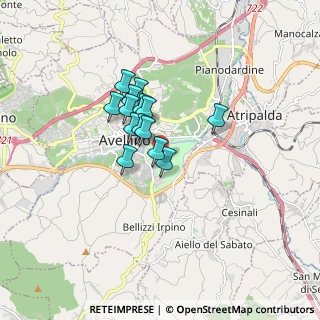 Mappa Collina Liguorini snc, 83100 Avellino AV, Italia (1.22071)