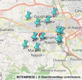 Mappa Via Quinto Orazio Flacco, 80018 Mugnano di Napoli NA, Italia (1.56769)