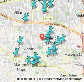 Mappa Via Murelle, 80018 Mugnano di Napoli NA, Italia (1.113)