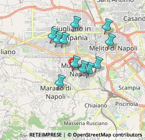 Mappa Via Murelle, 80018 Mugnano di Napoli NA, Italia (1.51273)