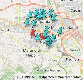 Mappa Via Murelle, 80018 Mugnano di Napoli NA, Italia (1.535)