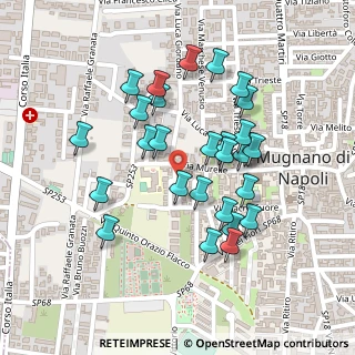 Mappa Via Murelle, 80018 Mugnano di Napoli NA, Italia (0.21786)