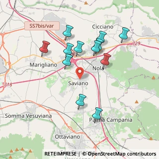 Mappa Via Sena, 80039 Saviano NA, Italia (3.89417)