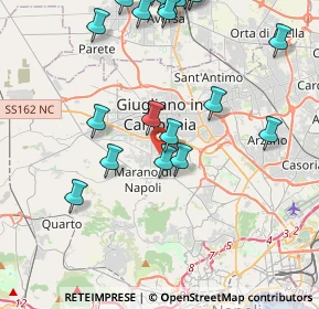 Mappa Via Giacinto Gigante, 80018 Mugnano di Napoli NA, Italia (5.2445)