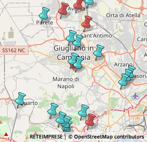Mappa Via Giacinto Gigante, 80018 Mugnano di Napoli NA, Italia (5.258)